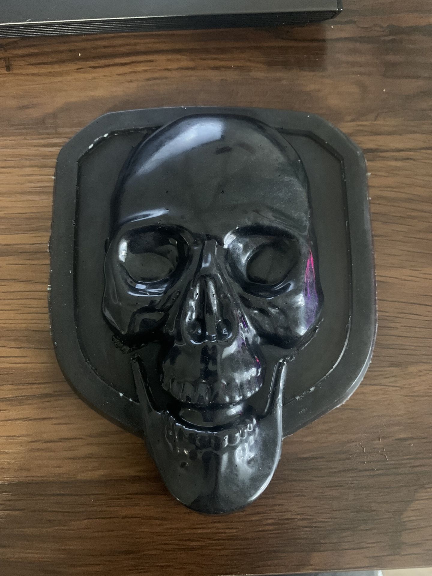 Black Skull Badge 2013-2017 Dodge Ram Front Grill head Badge emblem