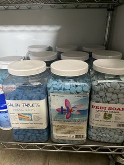Pedi Soak - Sanitizing Tablets For Pedicures