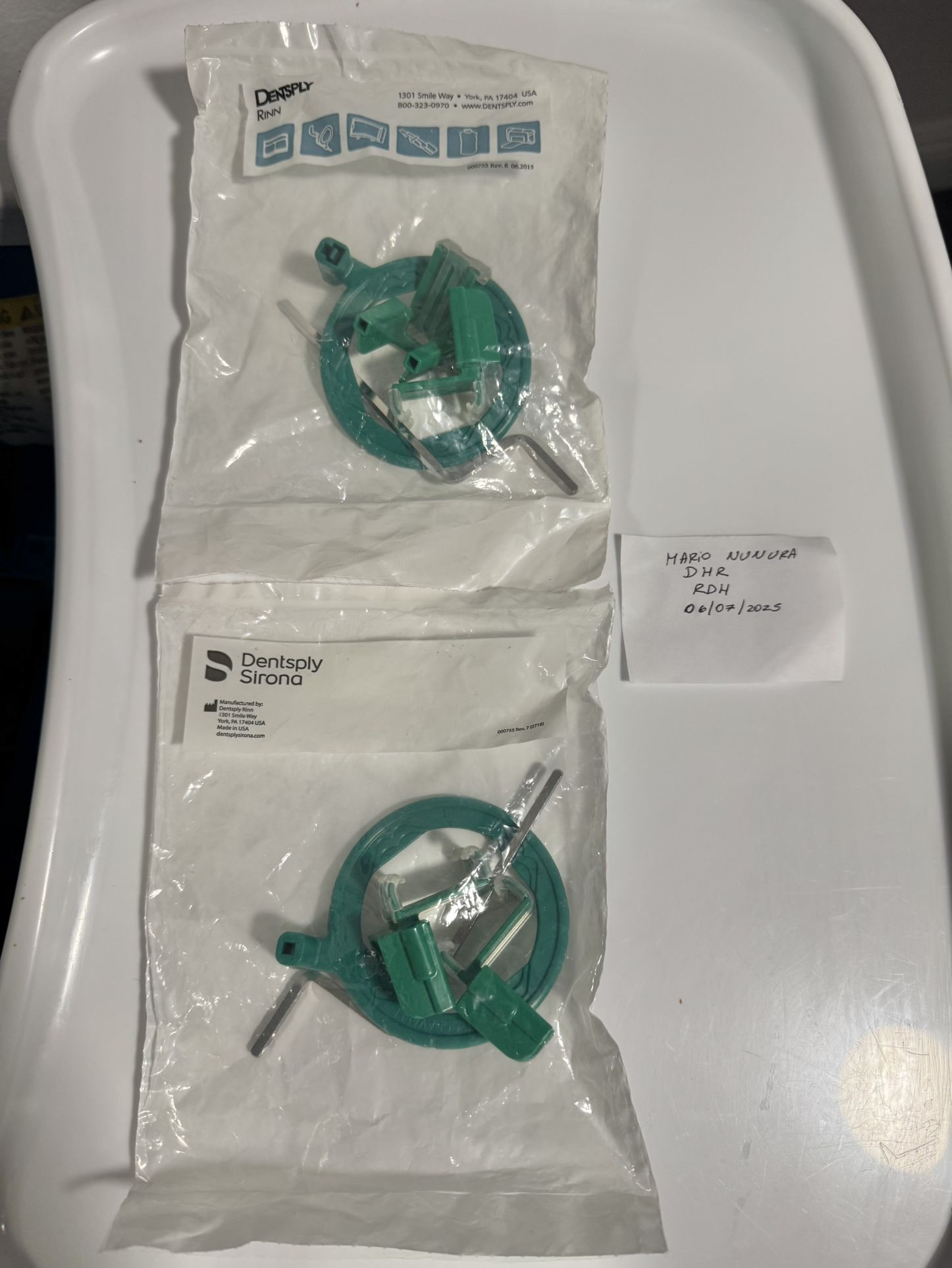Brand new Dentsply endodontic Xcp set for digital sensors