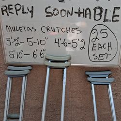 Crutches  Muletas 