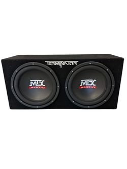 MTX AUDIO TERMINATOR 12" SUBWOOFERS #32469