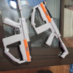 Sony Playstation Move Sharp Shooter Guns PS3 Pair