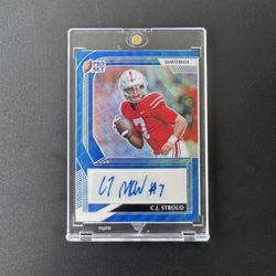 2022 Leaf Pro Set CJ Stroud BLUE WAVE Auto /30