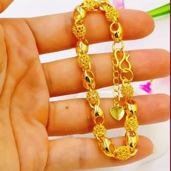 Beautiful bracelet 18 k gold coated 