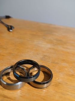 Mens Titanium rings