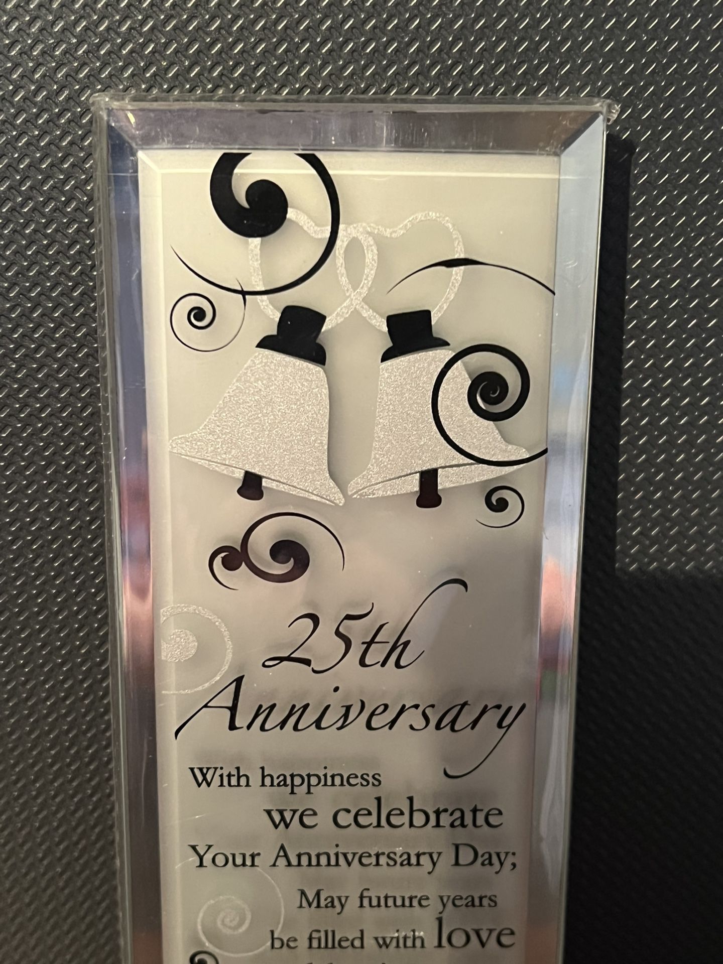 25th Silver Wedding Anniversary Gift Keepsake