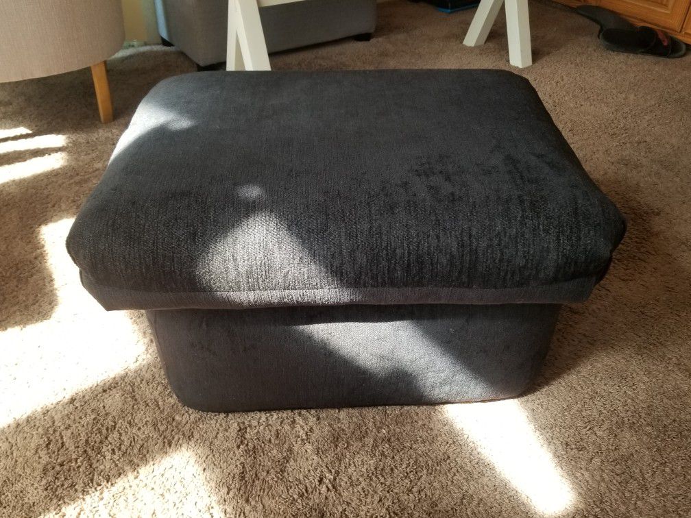 Mini Black Sofa With Matching Pillow