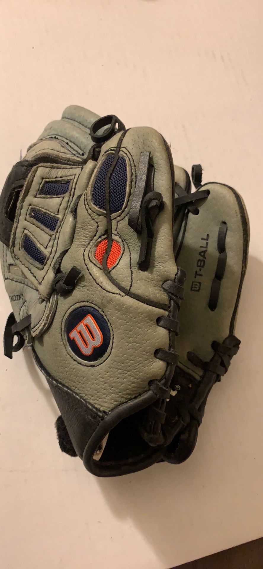 Wilson T-BALL Baseball Glove Right A0425 Ex95 EZ Catch 425 T-Ball 9 1/2" Leather