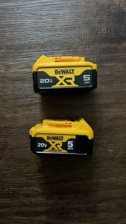Dewalt 5ah 20v Batteries $75 Each