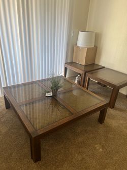 2 end tables and 1coffee table