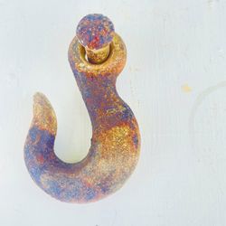 VintageCrosby2 Ton SWL Hook W/Working Safety Latch.