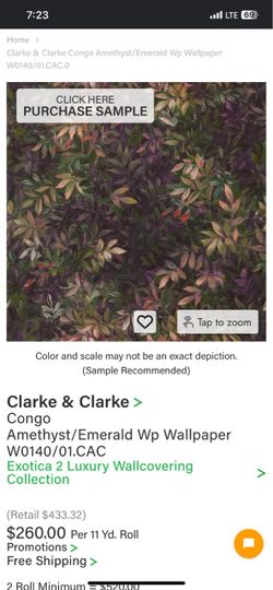 Clarke and clarke - Congo Wallpaper