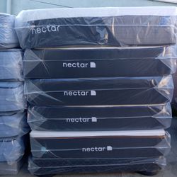 Nectar Mattress 

Nectar Premier Queen Size Mattress 13" Thick.     

Delivery Available.    

 Brand New Mattresses 
