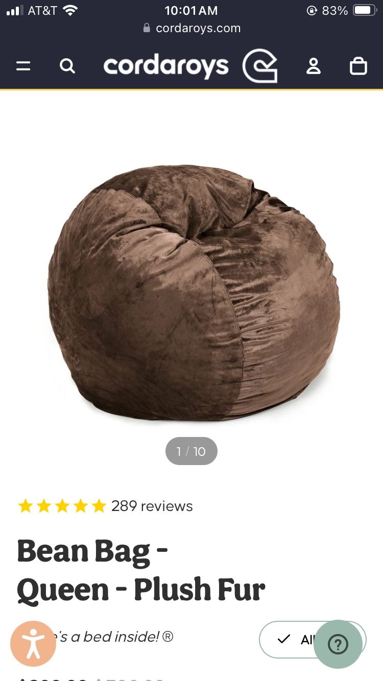 Convertible Bean Bag