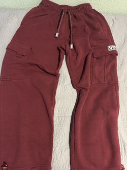 Burgundy Pro Club Sweatpants