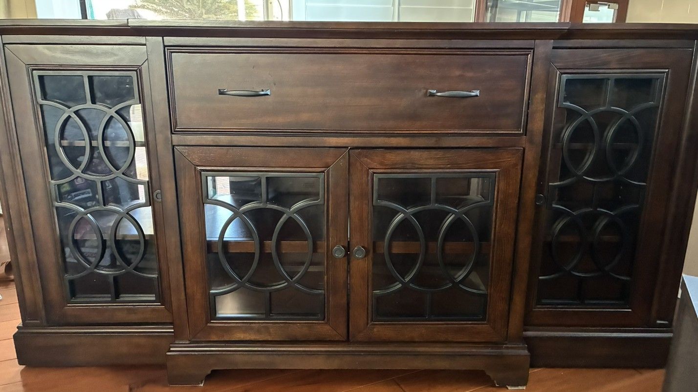 Wood TV Stand For Large Size