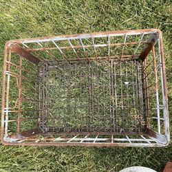 Milk Crate & Misc Plastic Pots