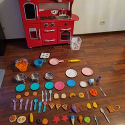 Wooden Toy Kitchen 