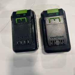 Power tool batteries