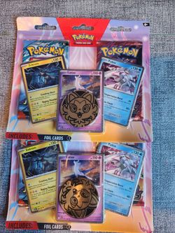 Pokemon TCG 2-Pack Blister Zekrom Latios Palkia Destined Rivals & Journey Together