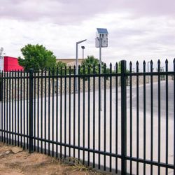 New 6ft x 8ft Metal Fence Black with Spear