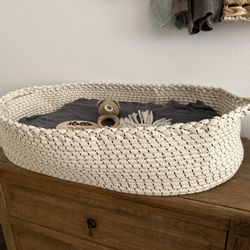 Moses Boho Tabletop Changing Basket With Pad 