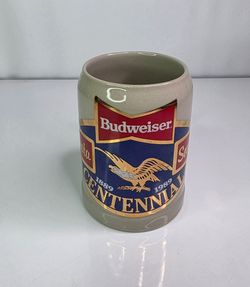 Vintage Budweiser, Centennial North & South Dakota Beer Stein/Mug.
