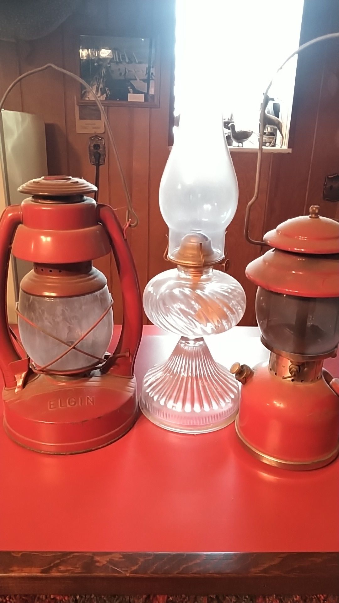 Oil lamp and lanterns