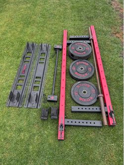 Ethos wall-mount folding rack/ adjustable bench