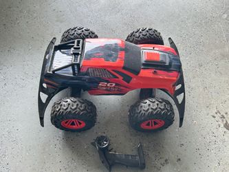 Red and Black Remote Control Car