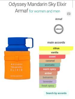 Armaf Mandarin Sky Elixer (Jean Paul Gaultier Scandal Pour Homme Le Parfum Dupe)