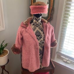 Child’s Coat And Hat Set Size 6 CORKY brand 