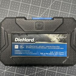 Die Hard Bolt Extractor Set Deep Well 3/8