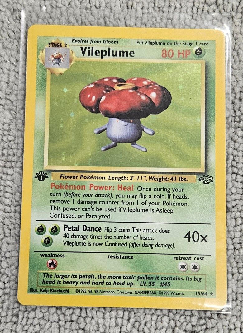 Vileplume 1st Edition Holo