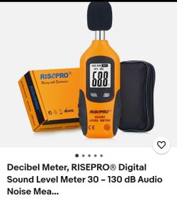 Rise pro digital sound  level meter