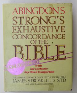 Abingdon's Strong's Exhaustive Concordance Of The Bible