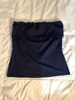 Navy Blue Tube Top