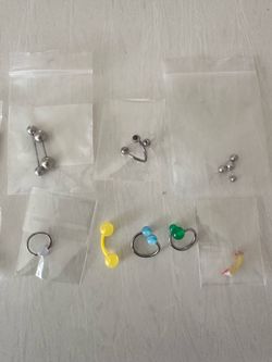 Body piercing hardware