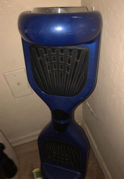 Blue hover board