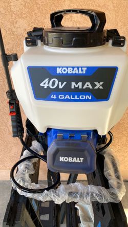 Kobalt 40v backpack sprayer 4 gallon