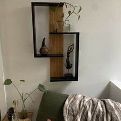 Bamboo shelf/wall art