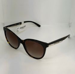 Bvlgari BV8249 504/13 Women's Butterfly Havana Brown Gradient Sunglasses 56-18