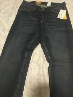 Dark blue denim jeans