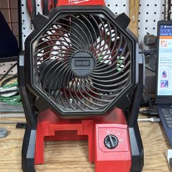 Milwaukee 0886-20 M18 18V Cordless Jobsite Fan, Tool Only