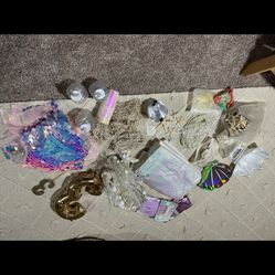 Lot of Mermaid/under sea party decorations/supplies