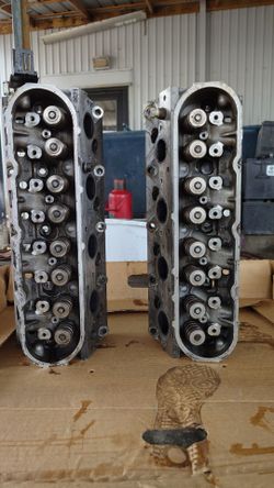 LS square port 821 heads with .660 double springs