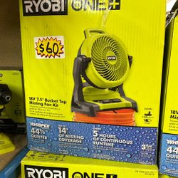 Ryobi Misting Fan Kit 