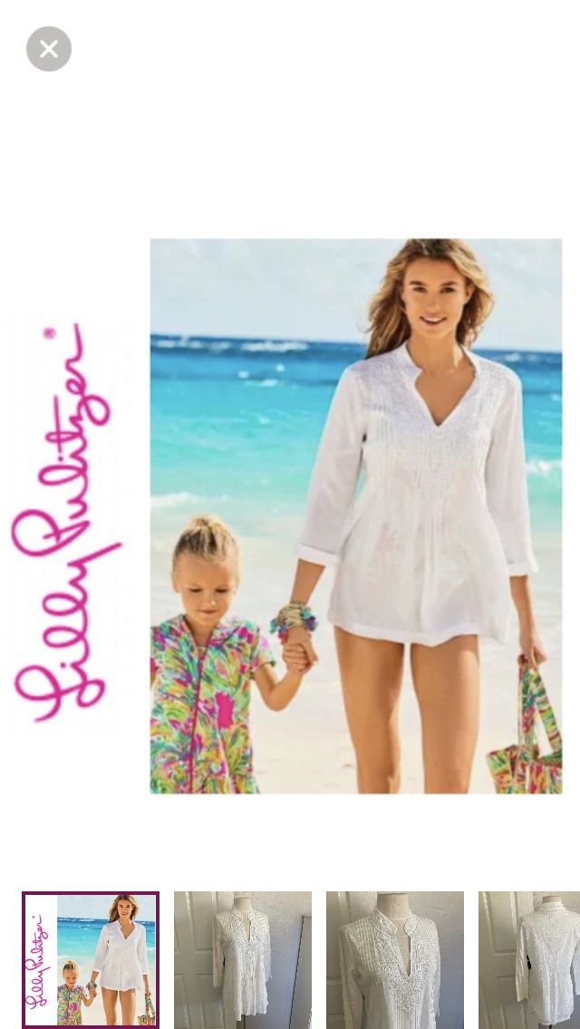 Lilly Pulitzer Sarasota Beaded Tunic (S)