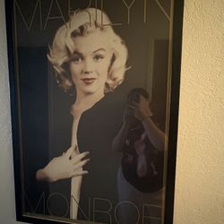 Marilyn Monroe Framed Art Piece 