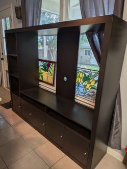 Black entertainment center